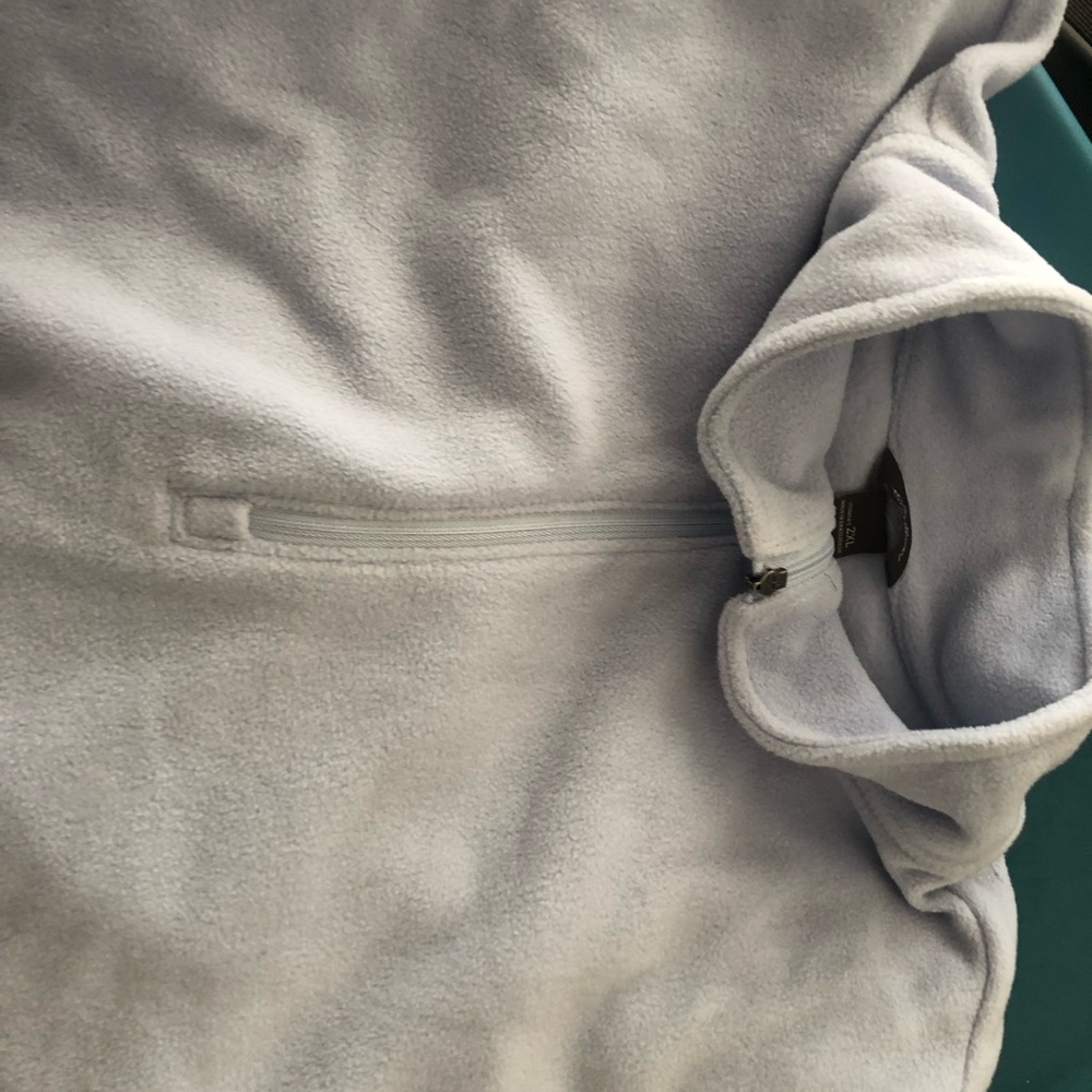 light blue fleece
